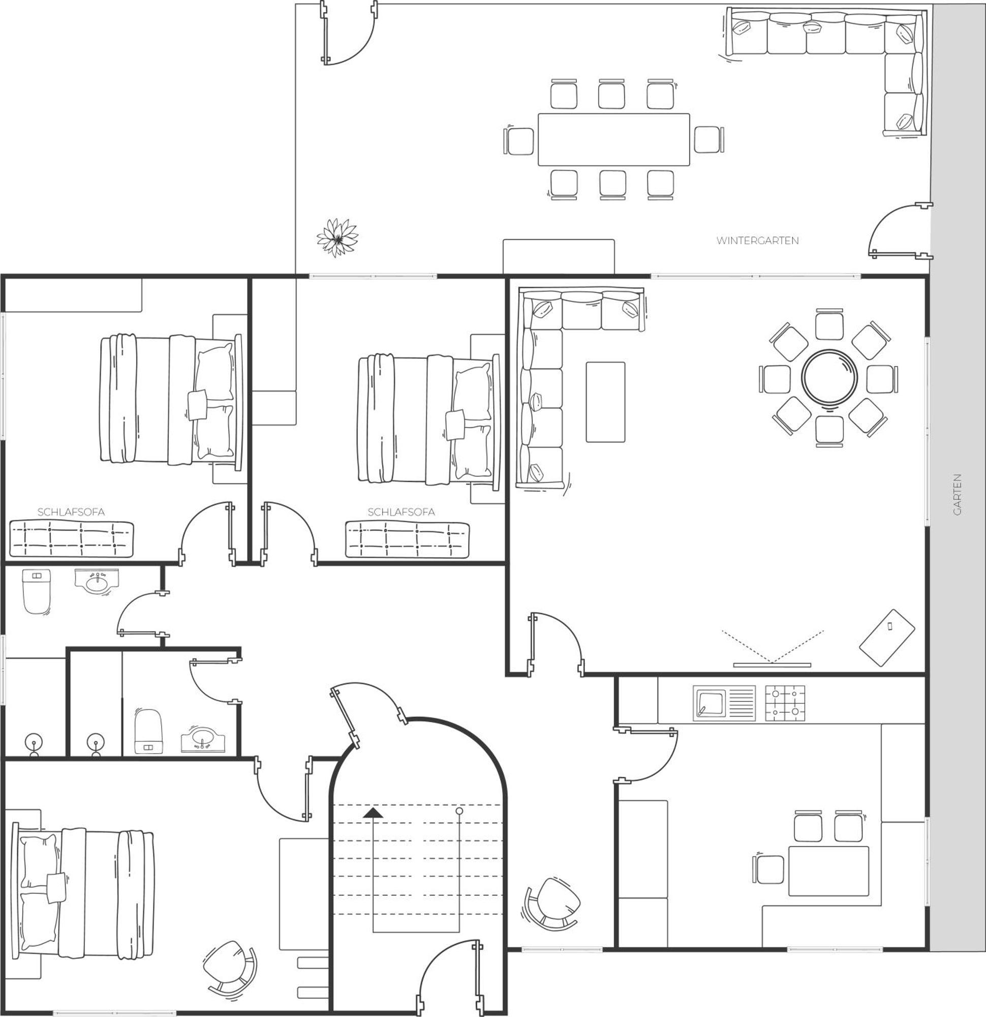 Appartement Rosengarten Längenfeld Room photo